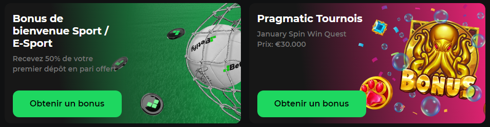 Bonus di benvenuto sport di Betify Casino