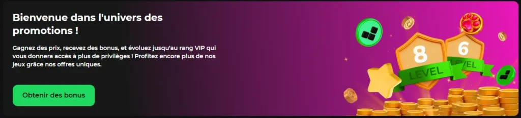 Bonus di benvenuto di Betify casino