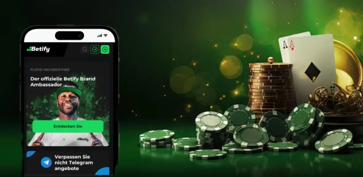 Applicazione mobile del casinò Betify